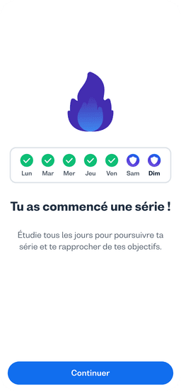 Progresse en continu